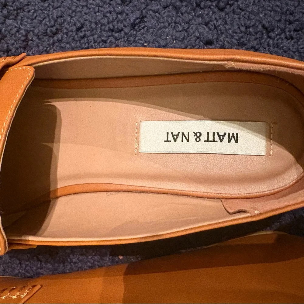 Matt & Nat cognac brown Loafers - Picture 2 of 4
